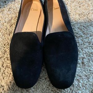NWOT J. Crew suede loafers